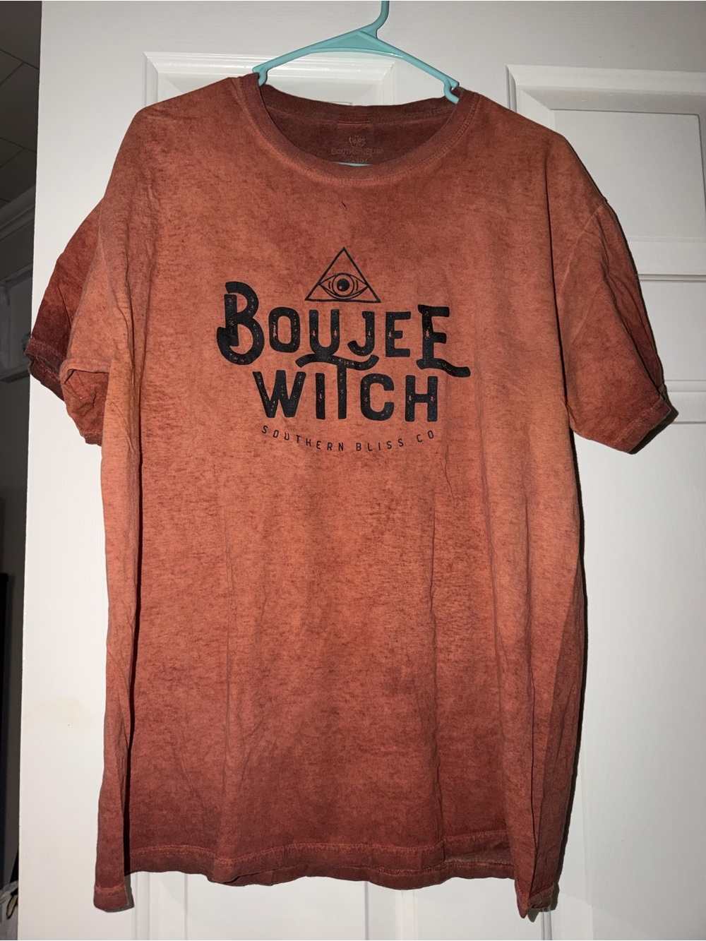 Southern Bliss Co. Boujee Witch Rust Orange Graphic Tee